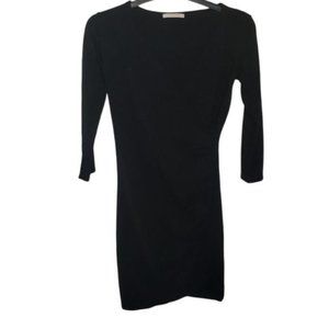 3/$15 Pieces Side Ruched Little Black Dress XS